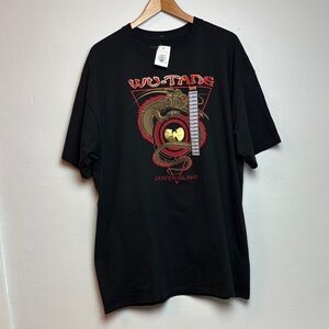 NWT Wu-Tang Clan Staten Island Dragon Men’s Black Graphic Hiphop T-Shirt XL